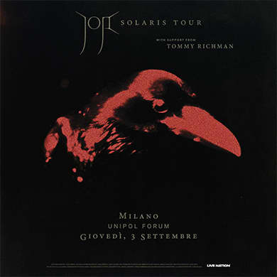 Locandina evento JOJI - SOLARIS TOUR