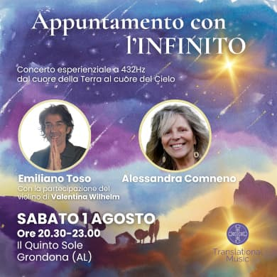 Immagine evento EMILIANO TOSO - APPUNTAMENTO CON L'INFINITO
