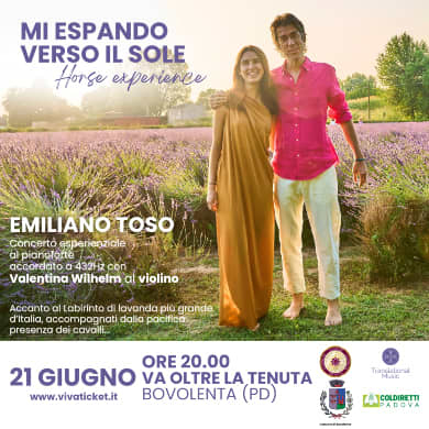 Locandina evento EMILIANO TOSO - MI ESPANDO VERSO IL SOLE, HORSE EXPERIENCE