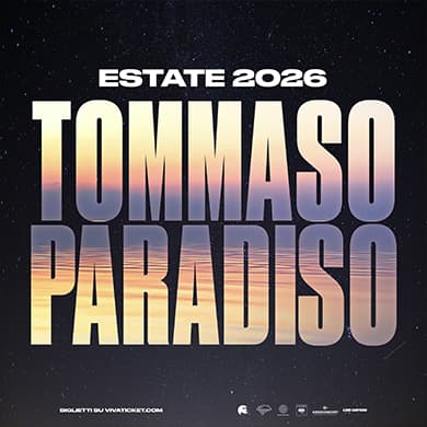 Immagine evento TOMMASO PARADISO - ESTATE 2026