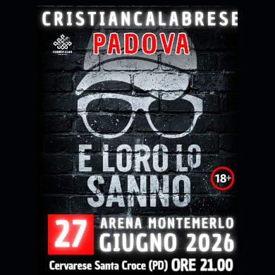 Locandina evento CRISTIAN CALABRESE - E LORO LO SANNO...
