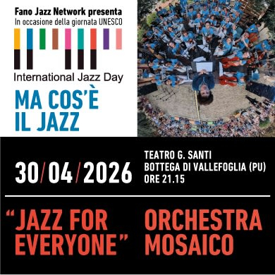 Immagine evento ORCHESTRA MOSAICO - JAZZ FOR EVERYONE