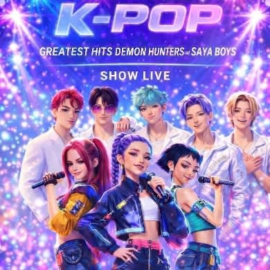 Locandina evento K-POP GREAT HIT DEMON HUNTERS AND SAYA BOYS SHOW LIVE