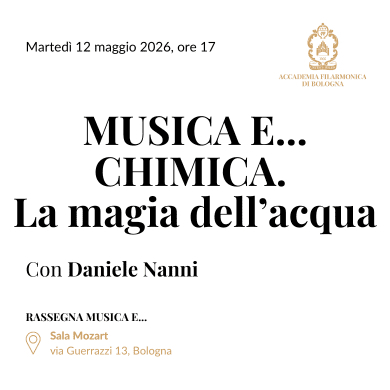 Immagine evento MUSICA E... CHIMICA. LA MAGIA DELL'ACQUA