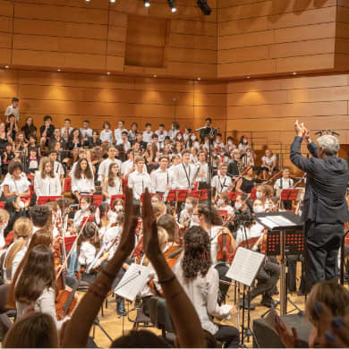 Locandina evento NOTE SUL PODIO