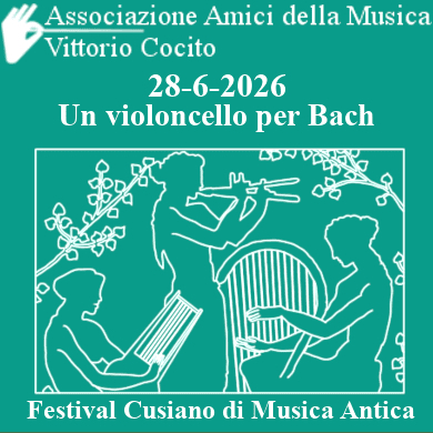 Locandina evento UN VIOLONCELLO PER BACJ